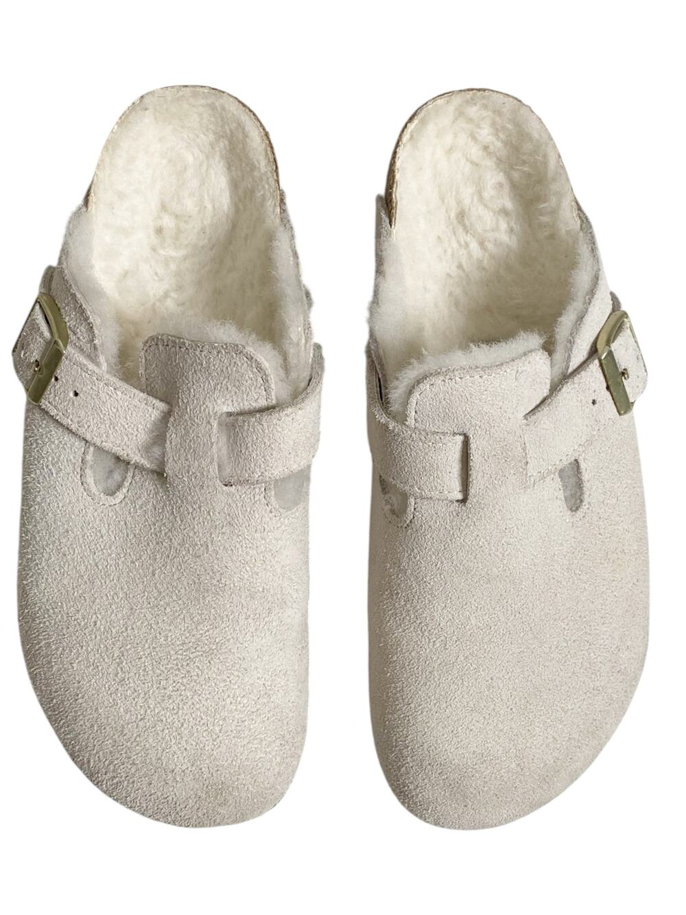 BIRKENSTOCK Shearling Boston Clogs EU 37 US 6